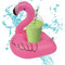 3X Aufblasbarer Flamingo-Getränkehalter: Schwimmender Becher- und Dosenhalter für Poolpartys - Ideal als Luftmatratzen-Zubehör für Getränke