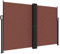 vidaXL Toldo Lateral Retráctil, Pantalla de Privacidad, Toldo Resistente al Agua Rayos UV, Toldo Lateral para Jardín Patio Balcón, Marrón