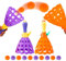Kids Outdoor Indoor Game Activity, Pinball Catch Game with 2 Catch Launcher Baskets and 10 Balls, Birthday Party Favor for Kids 4 5 6 7 8 10 12+