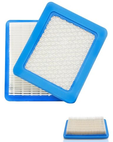 QLEUIFT 2 pcs Luftfilter für Briggs Stratton, Garten Luftfilter, Luftfilter für Rasenmäher, Rasenmäher Luftfilter, für Rasenmäher und Traktoren, für Briggs und Stratton