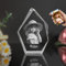 Angry Egg Boy 3D-Kristall-Foto, personalisierte gravierte Bild Kristall Fotorahmen, 13 cm x 9 cm, Transparent, Art_Deco, für allgemeine Dekoration
