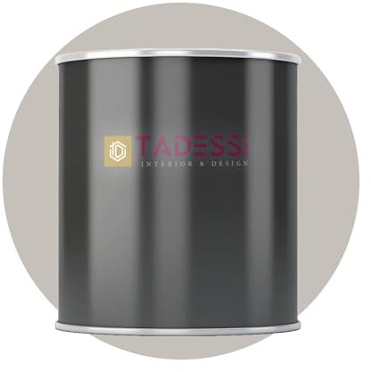 Tadessi Innenfarbe Grau - Marmor - abwaschbare Wandfarbe matt - Dispersionsfarbe - Geruchsarm und Lösemittelfrei - 1 Liter Gebinde