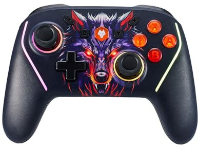 NBCP Wireless Controller für Switch/Lite/OLED-Controller, Switch Controller mit Mouse-Touch auf den Rücktasten, zusätzlicher Switch Pro-Controller mit Wake, programmierbar, Turbo-Funktion (AF)
