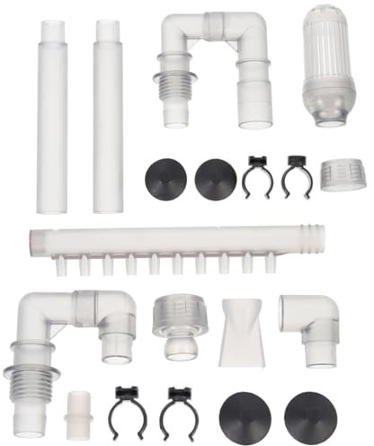 Toddmomy 12mm Aquarium Filter Tube Set Inlet and Outlet Water Pipe Accessories for Fish Tank Durable Plastic Water Supply Tube Essential Aquarium Accessory