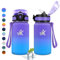 KollyKolla Gourde Isotherme 500ml, Bouteille Isotherme Double Paroi, Gourde Reutilisable aver Paille, sans BPA, Anti-Fuite, Bouteille Isotherme pour Enfant, Adulte, l'école, Fitness, Camping