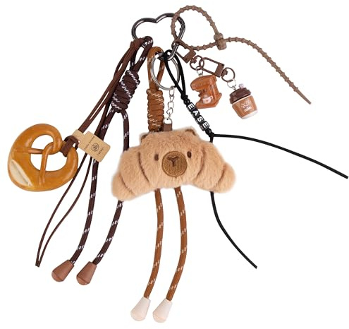 Georgie Porgy Accessoires pour Sacs à main Bag Charm Porte-clés pour Femmes Pendentif de Sac pour Sac à dos Cadeau d'anniversaire pour filles