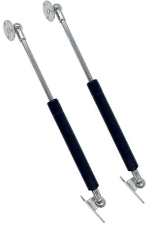 SQOFJGIGN Gasfeder Stoßdämpfer 2 Stücke Universal Domstreben 300-600mm 300N Gasfeder Unterstützung Boot Motorhaube Für Auto Wohnwagen Türen Luken Boot Bus Federstoßdämpfer(300mm)