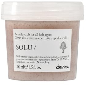 Davines Solu Sea Salt Scrub Meersalz-Peeling, reinigt und erfrischt die Kopfhaut, 250 ml