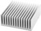 sourcing map 50mm x 50mm x 20mm Silber Ton Aluminium Spüle Kühlflosse Kühlkörper Kühler de