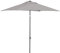 Dehner Sonnenschirm Andros, ca. 210 x 150 x 160 cm, Polyester, braun