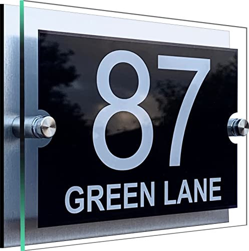 House Numbers Plaques Door Signs Street Name Door Number Customised Plaque