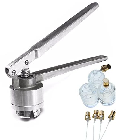 BrightFootBook Pince à Sertir Manuelle pour Parfum, 13 Mm/15 Mm/18 Mm/20 Mm, Machine à Sceller Les Bouteilles De Parfum,15mm