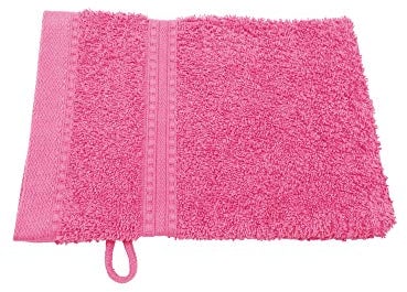 Julie Julsen® Bio Waschhandschuhe in 32 Farben erhältlich weich und saugstark Pink 15x21 cm