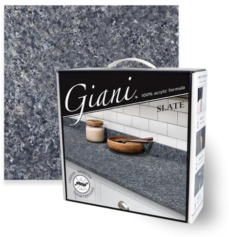 Giani Granite Countertop Paint Kit 2.0-100% Acrylic (Slate)