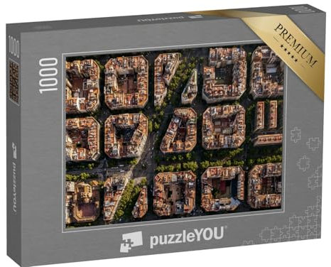 puzzleYOU: Puzzle 1000 Teile „Typische Bauweise von Barcelona, Spanien“ – aus der Puzzle-Kollektion Barcelona, Europäische Städte