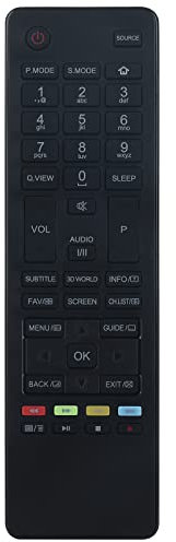 HTR-A18E Remplacement de la télécommande Convient pour Haier Téléviseur LED LE55K5000A LE32B7000C LE40B7000CF LE22M600CF LE24M600CF LE28M500C LE28M600C LE32M600C