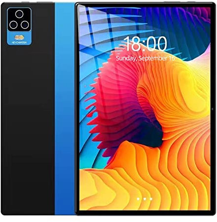 LNBEI 10.1 Inch Android Tablet - Wifi Tablet with 3 Cameras,1280x800 IPSs HD Display Reading Tablet,Octa-core Processor,32GB Storage,3GB RAM, Can Be Used for 5G,WIFI,Bluetooth and GPS (Blue)