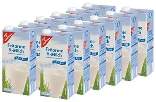 Gut & Günstig H-Milch 1.5 Prozent, 12er Pack (12 x 1 l)