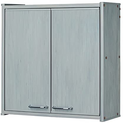 Negrari Armoire Murale en PVC F760PRAM en résine PVC, livrée en kit de Montage, intérieur/extérieur, 59 x 21 x 59 cm, chêne