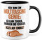 Tasse Multitasking Geschenk Ich bin ein Multitasking-Genie Kaffeetasse mit Spruch lustig Kaffee-Becher Witztasse ignorieren vergessen Freund Kollege Ehemann Vater Humor witzig Witz (Weiß/Schwarz)
