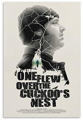 Filmposter One Flew Over The Cuckoo's Nest, 14, Wandkunst, Poster, Heimdekoration, Bild, Leinwand, Gemälde, Poster, 20 x 30 cm
