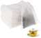 200 Stück Tee Filterbeutel, 9 x 7cm Teebeutel zum Selbstbefüllen Feine Teefilter mit Kordelzug Teefilterbeutel für Losen Tee Gewürze Kräuterpulver