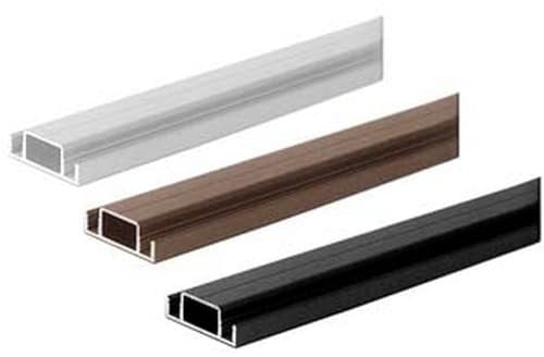 1PEZZO PROFILO TRAVERSO IN ALLUMINIO X ZANZARIERA LINEA B - cm.2.6x1x200 bianco RAL9010