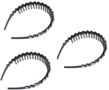 FRCOLOR 3stücke Girls Kristallzahn Haarschmuck Haarband Mit Zähnen Stylischer Haarreif Für Damen Und Mädchen Ab Für Feste Cosplay Und Tägliches Tragen