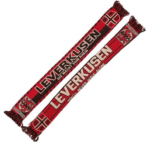Wallitschek Schal LeverkusenDie Macht vom Rhein, Deutscher Meister 2024, Fussball, 1904, Fanschal