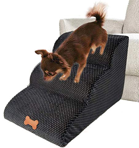 Escaleras Y Escalones para Perros Y Gatos, Escalera para Perros para Sofá Cama, Escaleras para Perros Pequeños, Escalera con Rampa para Mascotas para Perros Y Gatos, Extraíble Y Lavable