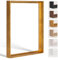 Bildershop-24 Schattenfugenrahmen FLEXI in Blattgold 100x150cm für Leinwandbilder und Keilrahmenbilder bis 4 cm Tiefe