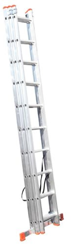 XTRA Echelle transformable en aluminium 3 plans 10 marches