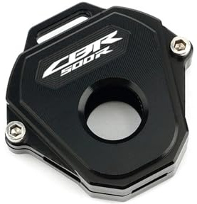 SJOIOOP Schlüsselanhänger aus Metall Für Hon@&da CBR500R CBR 500R 500 R CNC Aluminium Moto Key Cover Shell Case Cap Schutz (ohne Chip) Motorradzubehör