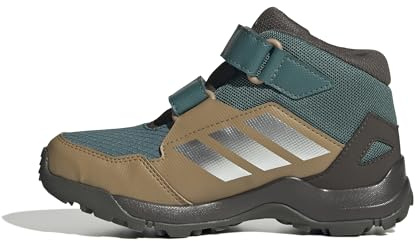 adidas Unisex Kids Terrex Skychaser Mid Gore-TEX Hiking Shoes Kids, preloved Teal/Matte Silver/Cardboard, 13.5 UK Child