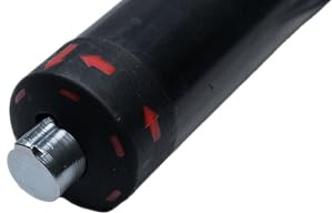 LOADCARE Twister Beam ALU Rundsperrbalken Sperrstange Airlineschiene Schutzüberzug Ladungssicherung Klemmbalken mit PVC Ummantelung und Drehfedersystem (1400-2000 mm)