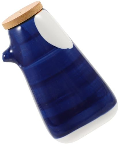 Holibanna Distributeur Huile Céramique Pot Assaisonnement Multifonction Bouteille Distributrice Pour Vinaigre Et Sauce Soja