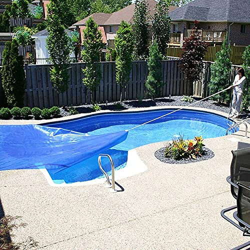 Couverture solaire rectangulaire pour piscine gonflable, 1 m x 3 m, couverture à bulles avec œillets pour piscines hors sol et gonflables, protection thermique et bouclier UV