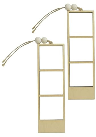 Cornice portafoto in legno da appendere, ornamento per foto, albero di Natale, decorazione da appendere per porta, finestra, parete, decorazione per festa di anniversario di matrimonio