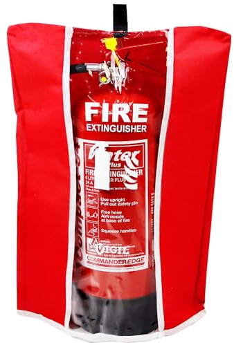 Vigil Fire Extinguisher Cover with Full-Length Window - Medium, 525 x 360mm