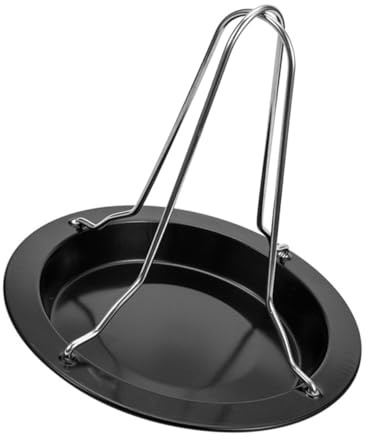 SAFIGLE Edelstahl Hähnchenbräter Und Truthahn Grill Tablett Für Outdoor Camping Rostfreies Bratblech Mit Stabilem Rahmen Für Brathähnchen Bei Lagerfeuer Und BBQ