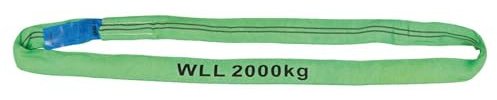 PETEX Rundschlinge, WLL Tragkraft: 2000 kg, Länge 2 m, Umfang 4 m, nach DIN EN 1492-2, Grün
