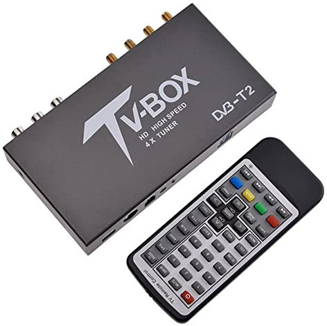 KUNFINE DVB-T24 Ricevitore TV DVB-T2 per auto 4 sintonizzatore 4 antenne USB HDMI HDTV Russia ad alta velocità