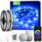 Lepro Alexa Smart LED Strip Light 10M (5Mx2), WiFi RGB LED Lights for Bedroom, Smart Life App Control, Works with Alexa & Google Assistant, Colour Changing Strip Lights for Kitchen Party Christmas