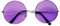 W WIDMANN MILANO Party Fashion - Brille 70er Jahre, mit farbigen Gläsern, Hippiebrille, Schlagerstar, Fasching