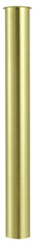 Messing Tauchrohr 300mm für Siphon, Keymark Verlängerung Rohr 32mm Abfluss, Verstellrohr Geruchsverschluss Flaschensiphon, Gebürstet Gold