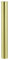 Messing Tauchrohr 300mm für Siphon, Keymark Verlängerung Rohr 32mm Abfluss, Verstellrohr Geruchsverschluss Flaschensiphon, Gebürstet Gold