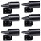Auto Deer Warnung,6Pcs Ultraschall Wildlife Warning Wildwarner für Auto Ultrasonic Whistle Wild Alert Wild Whistle Car Alert Whistle Deer Whistle Ultrasonic Sound Angetrieben Tierpfeife ​Schwarz