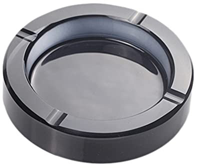 Sizikato 10,2 cm farbiger Kristallglas-Aschenbecher