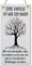 CARISPIBET Eine Familie ist wie EIN Baum Dekorationsschilder Zuhause Zeichen dekorative Plaketten Wohnzimmer Wohnkultur Willkommensschilder 30x15cm