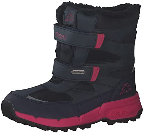 Kappa Unisex Kinder Stiefel Winterschuh gefüttert Jugendliche 260903T Navy/Pink, Schuhgröße:38 EU